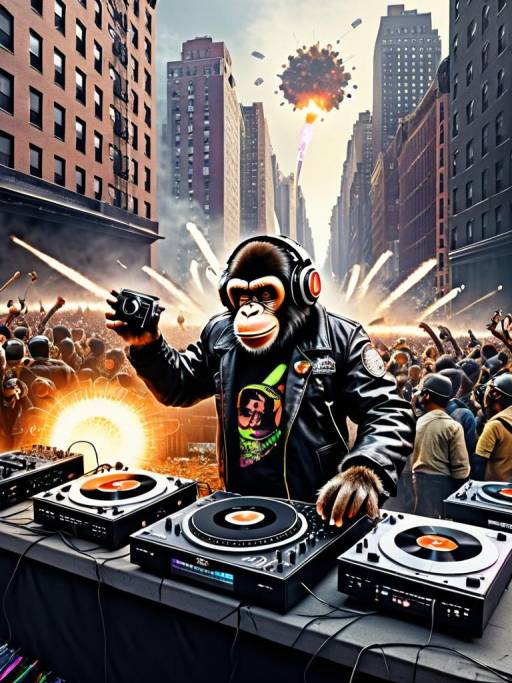 DJ Monkey's Apocalypse Party in Manhattan
