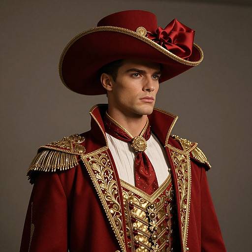 Handsome Mannequin in Elaborate Costume