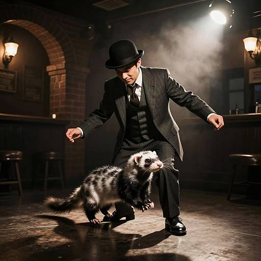Film Noir Jazz Ferret Performance