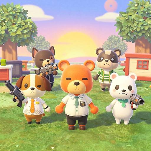 Animal Crossing Meets Futuristic Firearms