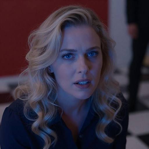 Intense Portrait with Vivid Lighting Effects