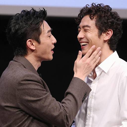 Two Men Sharing a Laugh