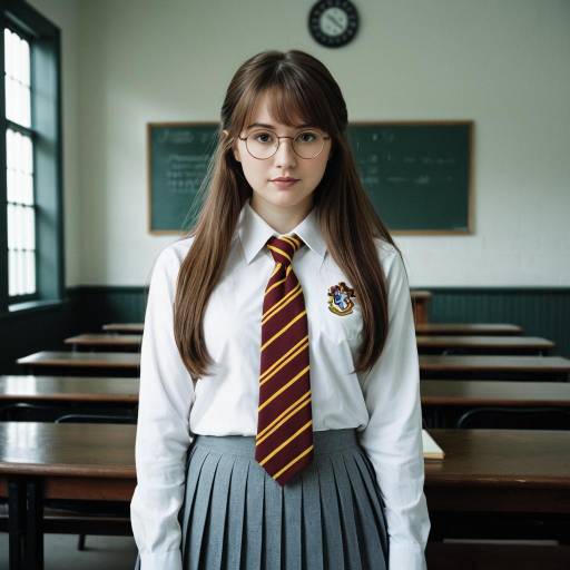 Myrtle in Hogwarts School Uniform