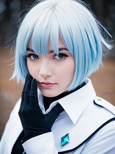 Lifestyle costume photo of Antarcticite. Cosplay clothes