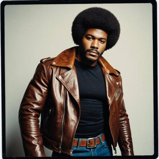 1970s Vintage Male Gunn Cosplay Photo