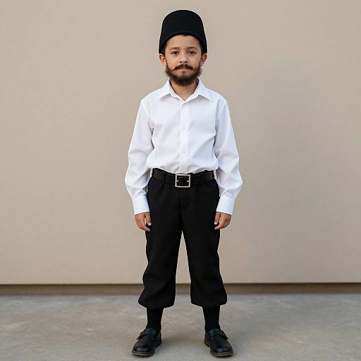 Purim Festival Male Costume Portrait