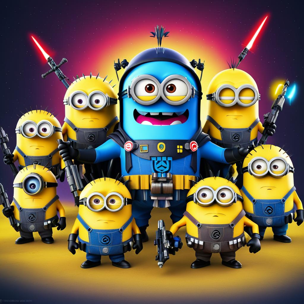 Minion Wars: A Colorful Star Wars Crossover