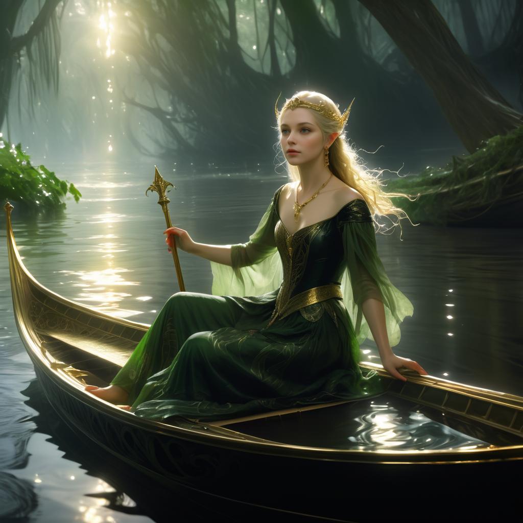 Elven Princess on River Styx Journey