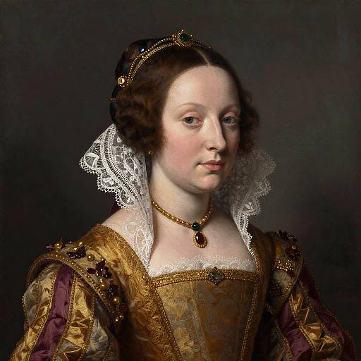 Renaissance Noblewoman Portrait Art