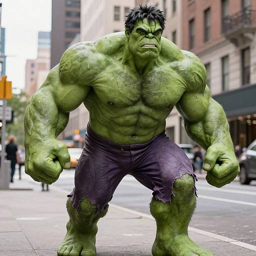 Hulk in City Street Costume