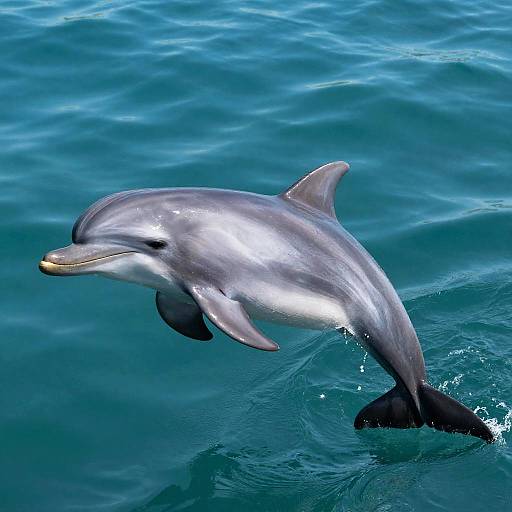 Jumping Dolphin in Ocean