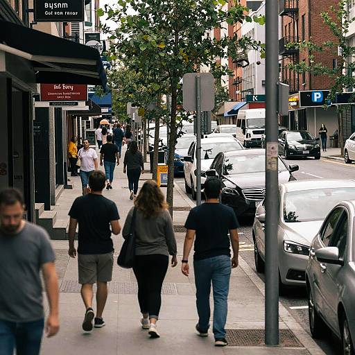 Realistic Urban Street Scene