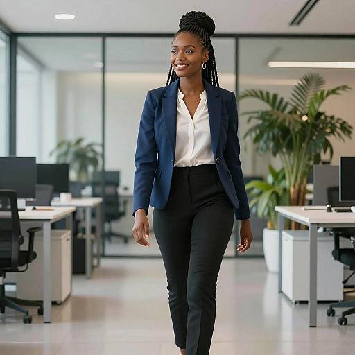 Confident CEO in Modern Office Setting