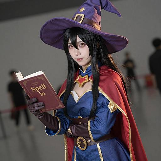 Confident Witch Cosplay Portrait