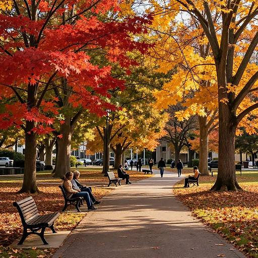 Autumn Serenity in Jacksonville Park