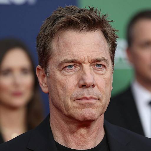 Serious Portrait of a Middle-Aged Man