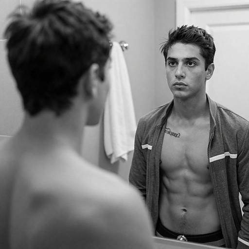 Pensive Reflection: A Monochrome Portrait