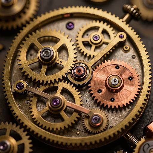 Intricate Steampunk Clockwork Design