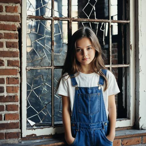 Charming Kids Fashion in Urban Setting