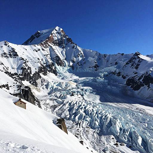 Photorealistic Snow-Capped Mountain Peaks