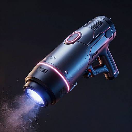 Futuristic Cyberpunk Hover Dustbuster