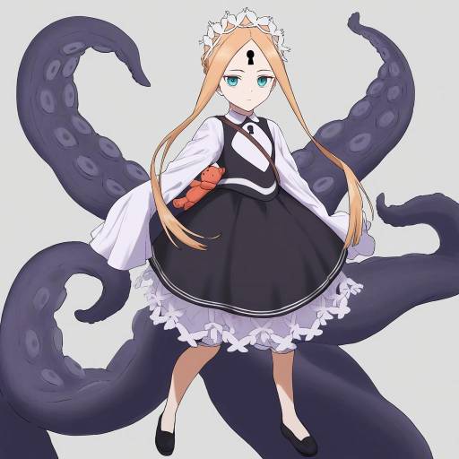 Illustration of Abigail williams (festival outfit) (fate), fate/grand order in the style of Osame