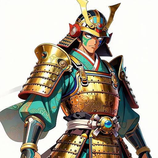 Intricate Kimono Armor Character