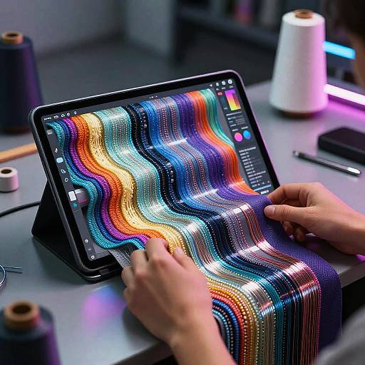 Augmented Reality AI Textile Design