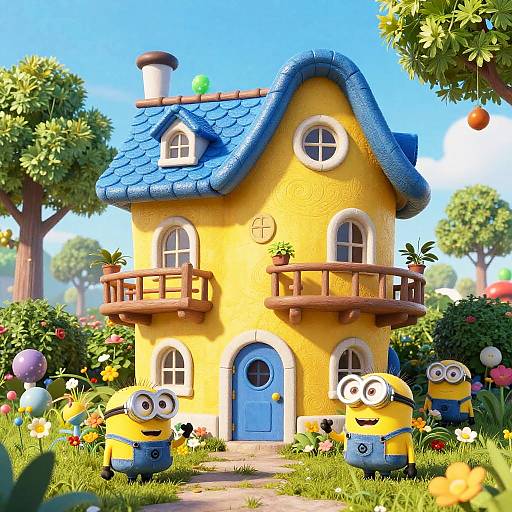 Fantasy Despicable Me Towering House