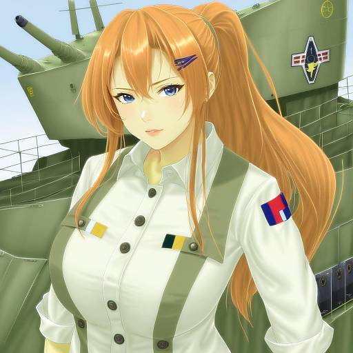 Illustration of Aquila (kancolle), kantai collection in the style of Dakku (ogitsune)