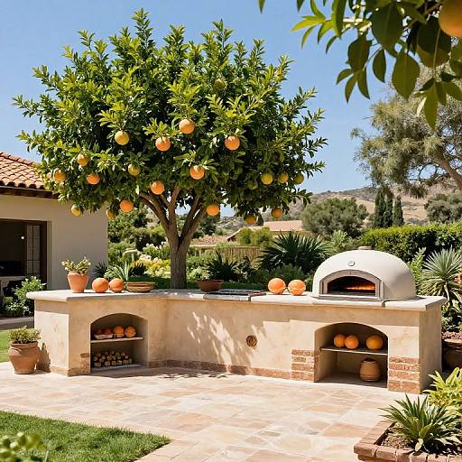 Scenic Ranch with Garden and Oven