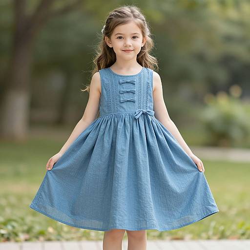 Child's Jubilee Outfit Blue Dress