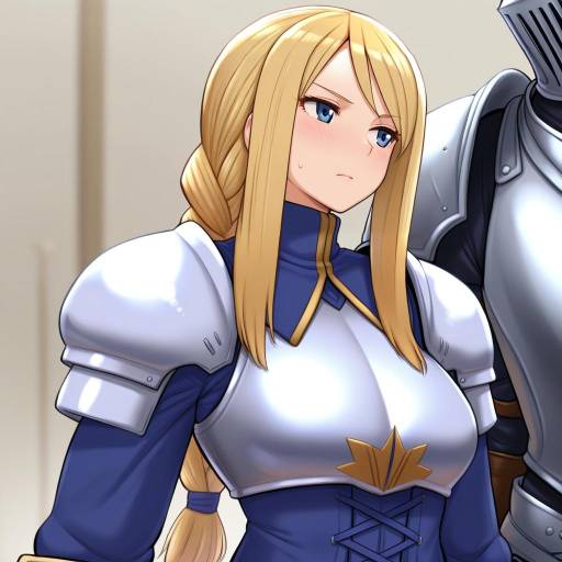 Illustration of Agrias oaks, final fantasy in the style of Tomajiyama