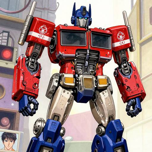 Retro Transformers Hand-Drawn Animation