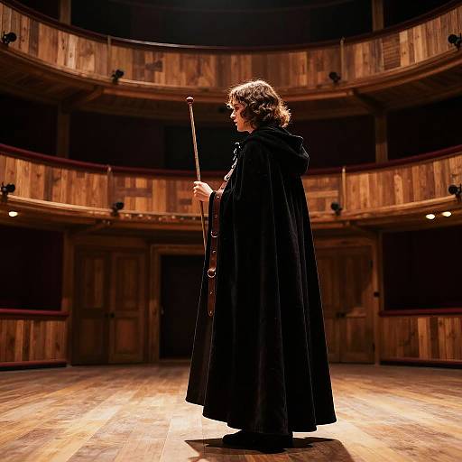 Shadow Puppeteer in Velvet Cloak