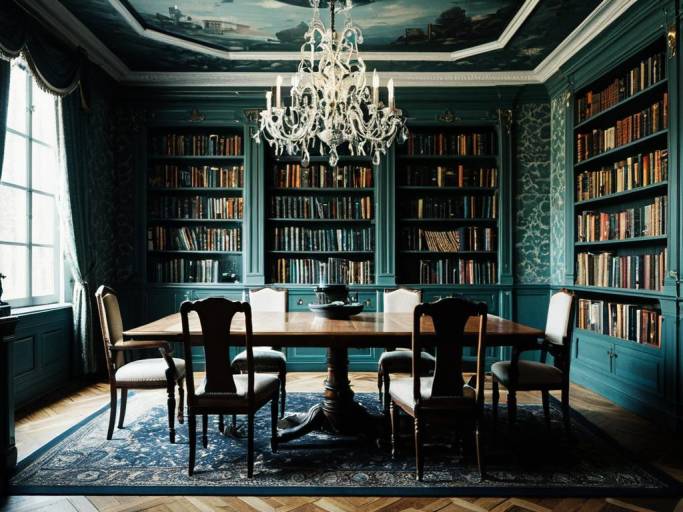 Enchanting Fantasy Library Interior Design