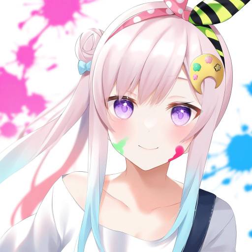 Illustration of Airani iofifteen, hololive in the style of Zinno