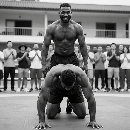 Dynamic Outdoor Display of Triumph and Strength