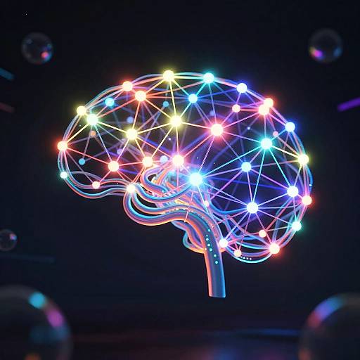 Neural Network Visualization with Glowing Nodes