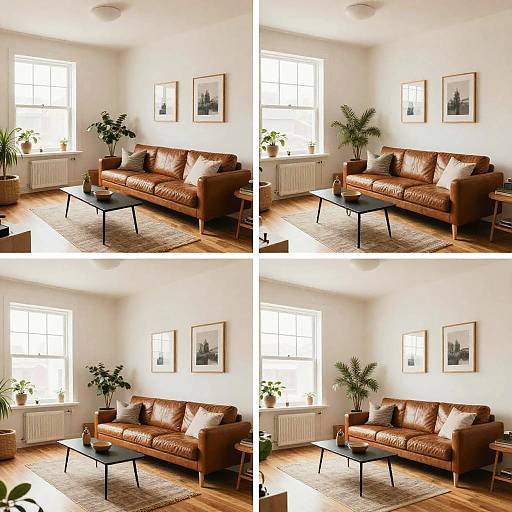 Cozy Minimalist Modern Living Room