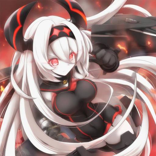 Illustration of Air defense princess, kantai collection in the style of Chorimokki