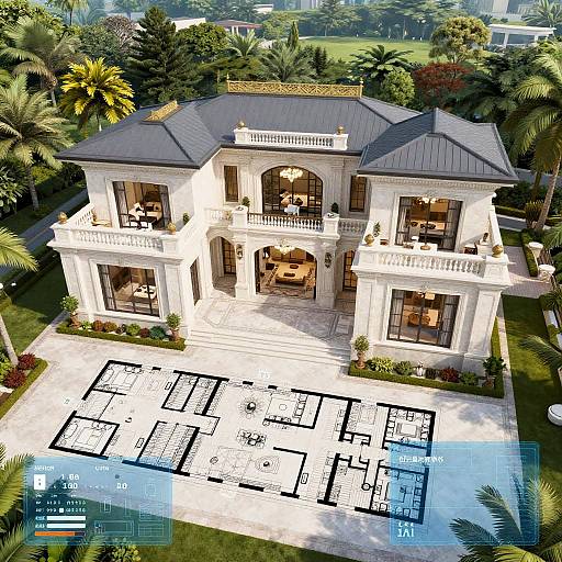 Luxury Villa Blueprint Generator