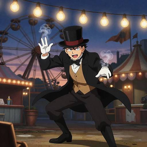 Cunning Street Magician at Twilight Carnival