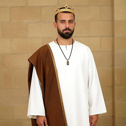 Bearded Man in Royal Robes