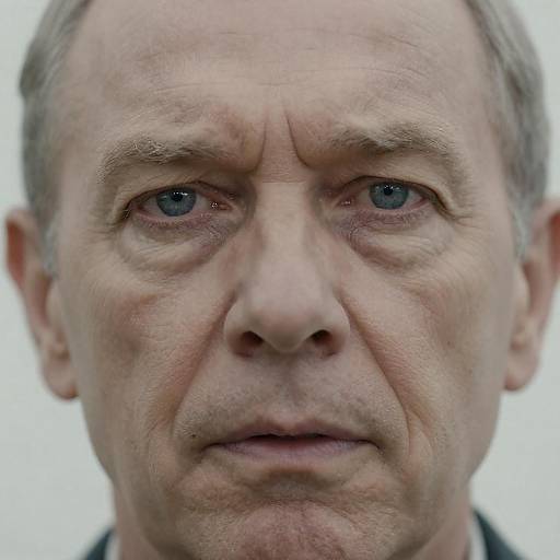 Close-Up Portrait of an Older Man