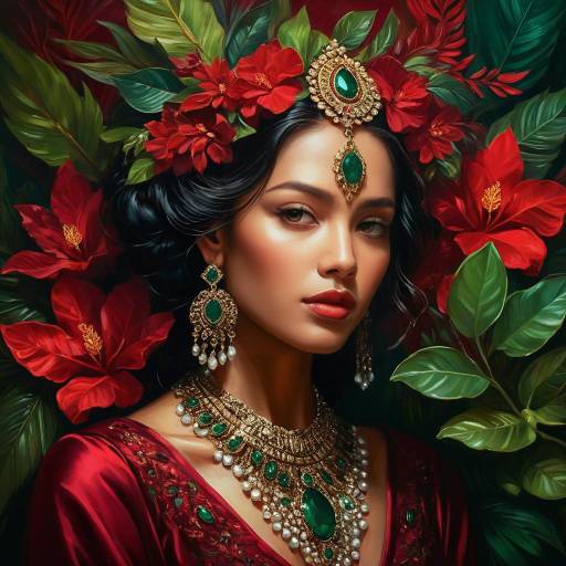 Elegant Digital Painting with Rich Colors