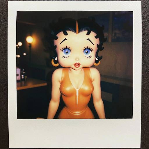 Cinematic Syrian Betty Boop Portrait