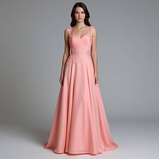 Elegant Candy Pink Prom Dress