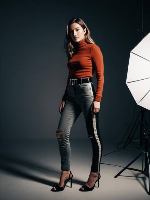 Contemporary Chic Color-Blocked Fashion