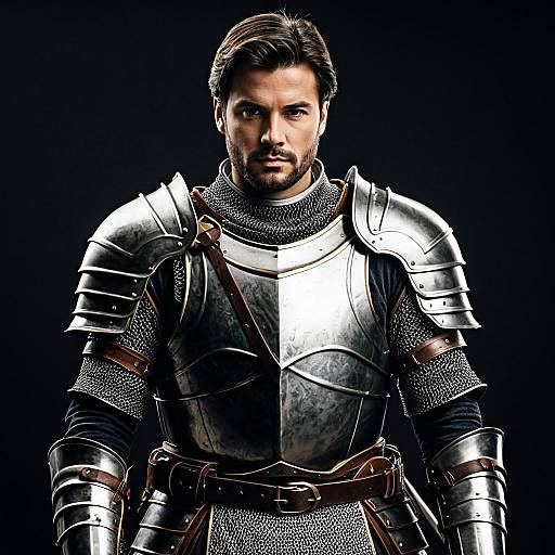 Knight Armor Costume with Male Focus
